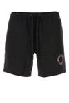 BURBERRY BURBERRY MAN BLACK POLYESTER SWIMMING SHORTS