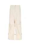 Moncler 1952 Off-white Denim Trousers In White