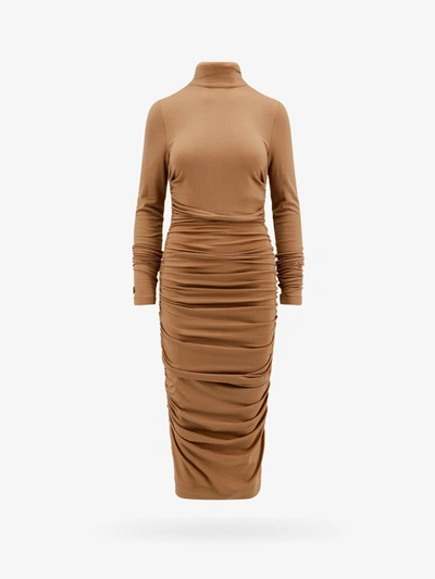 Dolce & Gabbana Dress In Brown
