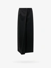 Givenchy Black Wool Blend Skirt In Black