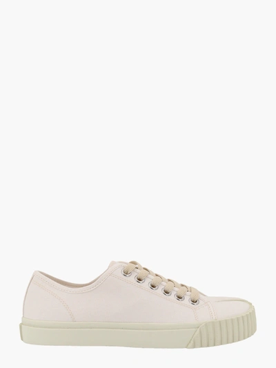 Maison Margiela Tabi Canvas Sneakers In White