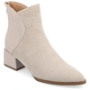 Journee Collection Collection Women's Tru Comfort Foam Wide Width Consuello Booties In White
