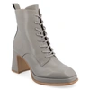 Journee Collection Collection Women's Tru Comfort Foam Wide Width Kalindi Booties In Grey