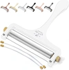 Zulay Kitchen Adjustable Hand Held Cheese Cutter With 2 Extra Wires In White