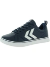 HUMMEL MAINZ MENS LOW TOP FAUX LEATHER CASUAL AND FASHION SNEAKERS