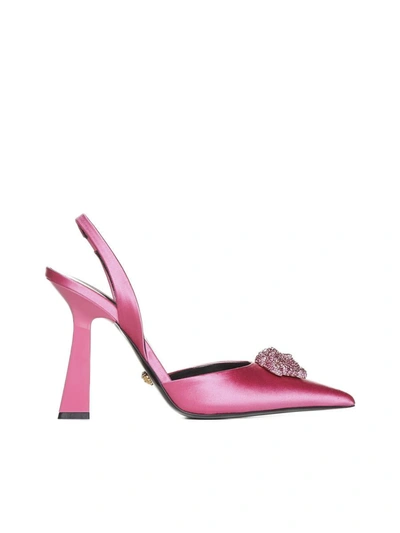 Versace High-heeled Shoe In Flamingo