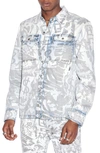 Ksubi Scorpio Icy Kollage Cotton Denim Shirt Jacket In Denim