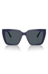 Swarovski Women's Orbita 54mm Square Sunglasses In Blue