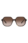 Swarovski Sk6003 Irregular-frame Tortoiseshell Acetate Sunglasses In Brown Gradient