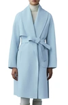 Mackage Mai Wool Belted Wrap Coat In Air