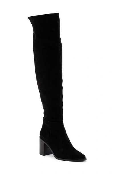 Seychelles Overheard Suede Over-the-knee Boot In Black