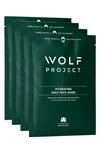 WOLF PROJECT 4-PACK HYDRATING FACE SHEET MASKS