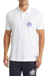 Hugo Boss Boss X Nfl Cotton-piqu Polo Shirt With Collaborative Branding In Bills
