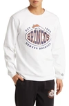 Hugo Boss Boss X Nfl Crewneck Sweatshirt In Denver Broncos White