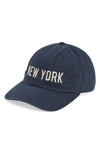 AMERICAN NEEDLE NEW YORK COTTON BASEBALL CAP