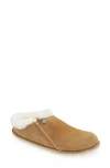 Birkenstock Women's Zermatt Shearling Clog Slippers In Stone Coin