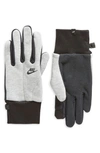 Nike Men's Therma-fit Tech Fleece Gloves In White