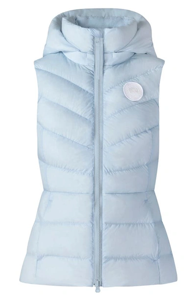 Canada Goose Clair Hooded Down Gilet In Blue