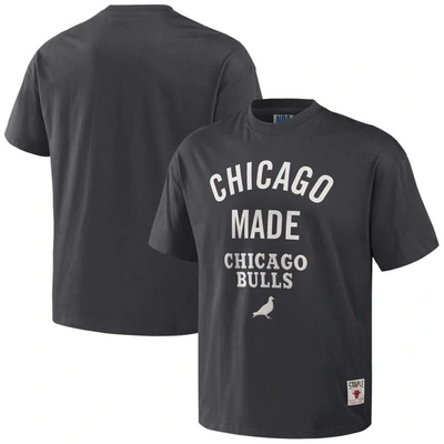 Staple Men's Nba X  Anthracite Chicago Bulls Heavyweight Oversized T-shirt