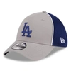 NEW ERA NEW ERA GRAY LOS ANGELES DODGERS PIPE 39THIRTY FLEX HAT