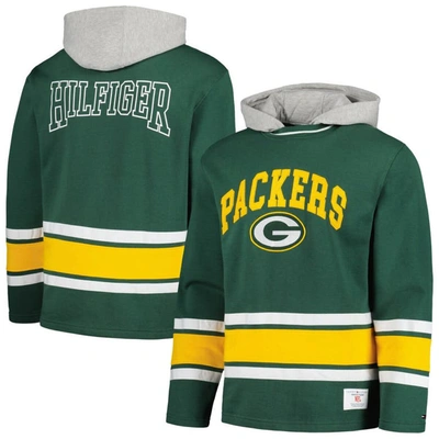 TOMMY HILFIGER TOMMY HILFIGER GREEN GREEN BAY PACKERS IVAN FASHION PULLOVER HOODIE