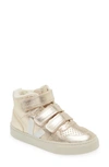 Veja Kids' V-10 Chromefree™ Sneaker In Platine White