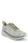 Hoka Clifton 9 Running Shoe In Olive Haze / Mercury