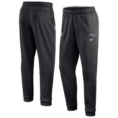 Nike New England Patriots Sideline Menâs  Men's Dri-fit Nfl Jogger Pants In Black