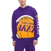 TOMMY JEANS TOMMY JEANS PURPLE LOS ANGELES LAKERS KENNY PULLOVER HOODIE
