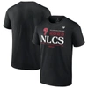 Fanatics Branded  Black Philadelphia Phillies 2023 Division Series Winner Locker Room T-shirt In Black