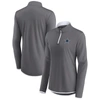Fanatics Branded Gray Dallas Cowboys Corner Long Sleeve 1/4 Zip Top In Gray