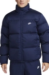 Nike Club Water Repellent Primaloft® Insulated Puffer Jacket In Blue