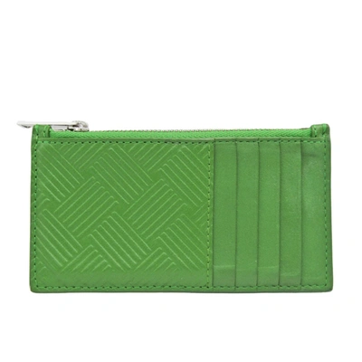 Bottega Veneta -- Green Leather Wallet  ()