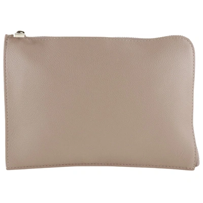 Pre-owned Louis Vuitton Pochette Jour Brown Leather Clutch Bag ()