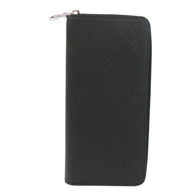 Pre-owned Louis Vuitton Zippy Wallet Vertical Black Leather Wallet  ()