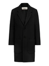 Ami Alexandre Mattiussi Wool Coat In Black