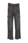 Isabel Marant Terence Mid-rise Cargo Jeans In Grey
