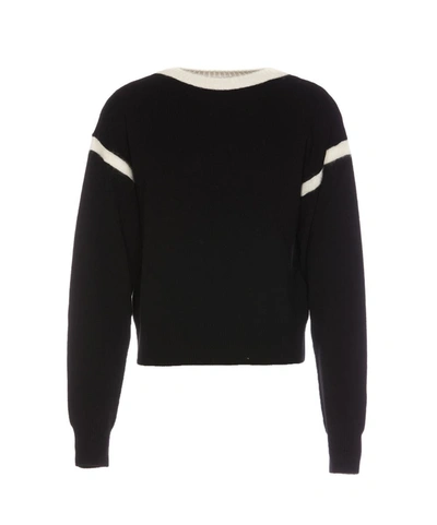 Saint Laurent Sweaters In Black