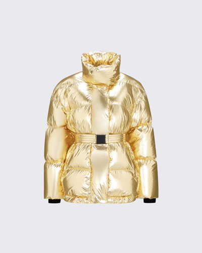 Perfect Moment Oversized Parka Iii M In Gold-hp-foil