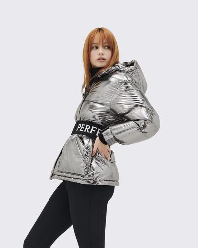 Perfect Moment Oversized Parka Iii Xl In Silver