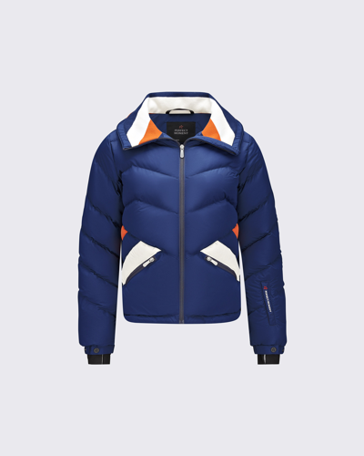 Perfect Moment Ski Duvet Down Jacket Xl In Navy