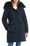 Sam Edelman Women's Hooded Parka Coat In Navy