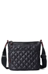 Mz Wallace Metro Scout Deluxe Quilted Crossbody Bag In Black