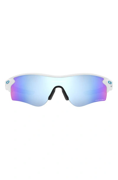Oakley 38mm Radarlock® Path® Wrap Sunglasses In White