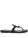 TORY BURCH MILLER LEATHER THONG SANDALS
