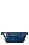 Mz Wallace Metro Sling Bag In Midnight Liquid