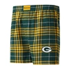CONCEPTS SPORT CONCEPTS SPORT GREEN/GOLD GREEN BAY PACKERS CONCORD FLANNEL BOXERS