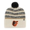 47 ' Natural Baltimore Orioles Tavern Cuffed Knit Hat With Pom In Natural
