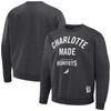 STAPLE NBA X STAPLE ANTHRACITE CHARLOTTE HORNETS PLUSH PULLOVER SWEATSHIRT