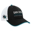 Fanatics Branded  Black San Jose Sharks Authentic Pro Rink Trucker Adjustable Hat In Black